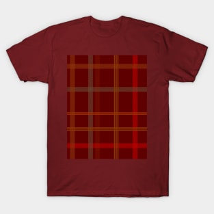 Fall Plaid Pattern T-Shirt